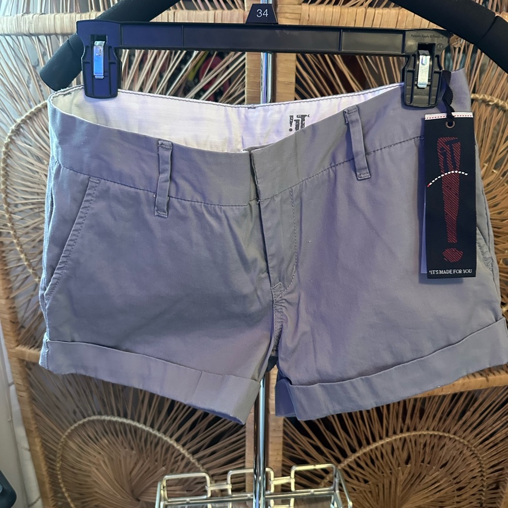 !it jeans gray Roll-Cuff Women's Shorts